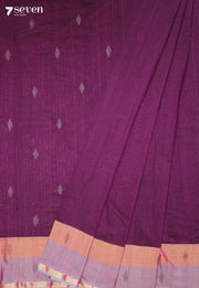 Shubhangi Signature Seven Handloom Pink Bangalore Pure Cotton Saree - view 1