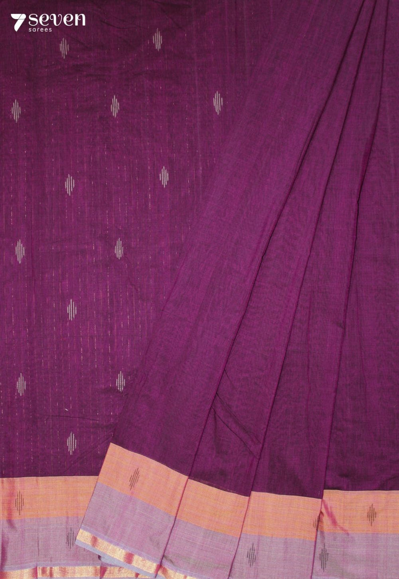Shubhangi Signature Seven Handloom Pink Bangalore Pure Cotton Saree - view 1
