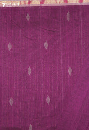 Shubhangi Signature Seven Handloom Pink Bangalore Pure Cotton Saree - view 3