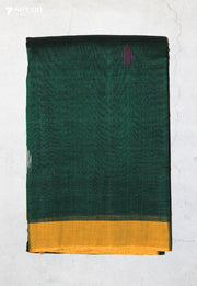 Soveli Signature Seven Handloom Green Bangalore Pure Cotton Saree - Seven Sarees - Saree - Seven Sarees