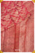 Spiti Benares Red Pure Silk Saree | Silk Mark Certified - Seven Sarees - Saree - Seven Sarees