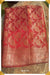 Spiti Benares Red Pure Silk Saree | Silk Mark Certified - Seven Sarees - Saree - Seven Sarees