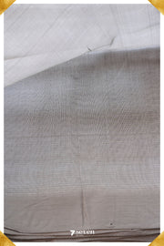 Sushmita Mangalagiri Handloom Silver Silk Cotton Saree - Seven Sarees - Saree - Seven Sarees