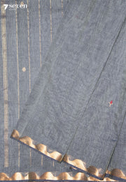 Sushmita Signature Seven Handloom Grey Bangalore Pure Cotton Saree - view 5