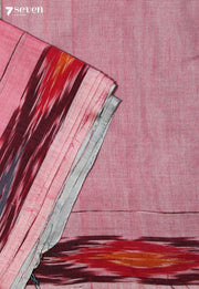 Suvaira Signature Seven Handloom Pink Bangalore Pure Cotton Saree - Seven Sarees - Saree - Seven Sarees