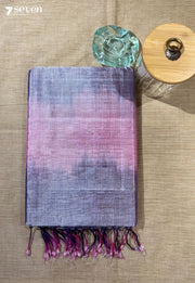 Syama Mangalagiri Handloom Pink Vegan Silk Saree - Seven Sarees - Saree - Seven Sarees