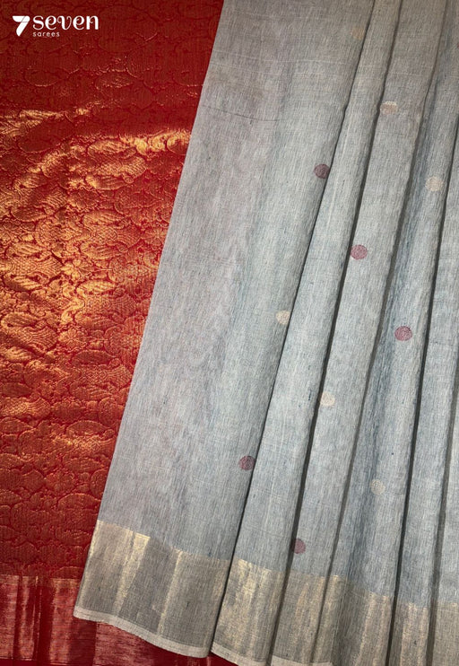 Tarini Signature Seven Handloom Pink Bangalore Pure Silk Cotton Saree - Seven Sarees - Saree - Seven Sarees