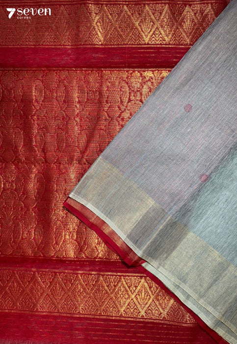 Tarini Signature Seven Handloom Pink Bangalore Pure Silk Cotton Saree - Seven Sarees - Saree - Seven Sarees