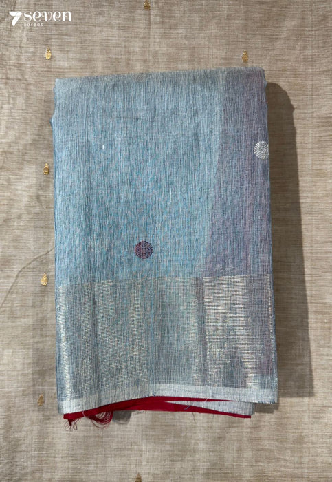 Tarini Signature Seven Handloom Pink Bangalore Pure Silk Cotton Saree - Seven Sarees - Saree - Seven Sarees