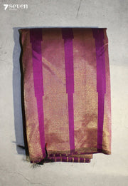 Tavira Signature Seven Handloom Dark Pink Bangalore Pure Silk Saree|Silk Mark Certified - Seven Sarees - Saree - Seven Sarees