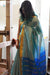 The Mirage Signature Seven Handloom Blue Bangalore Vegan Silk Saree - Seven Sarees - Saree - Seven Sarees