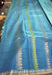 The Mirage Signature Seven Handloom Blue Bangalore Vegan Silk Saree - Seven Sarees - Saree - Seven Sarees