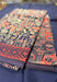 The Nettle Nook Jaipur Blue Handblock 100% Cotton Saree - Seven Sarees - Saree - Seven Sarees