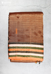 Vaasvika Signature Seven Handloom Golden Bangalore Vegan Silk Saree - Seven Sarees - Saree - Seven Sarees