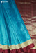 Varnam Signature Seven Handloom Blue Bangalore Pure Silk Cotton Saree - Seven Sarees - Saree - Seven Sarees