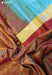 Varnam Signature Seven Handloom Blue Bangalore Pure Silk Cotton Saree - Seven Sarees - Saree - Seven Sarees