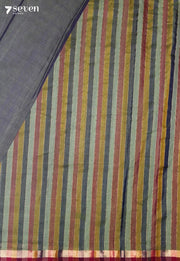 Veyvani Signature Seven Handloom Green Bangalore Pure Cotton Saree - Seven Sarees - Saree - Seven Sarees