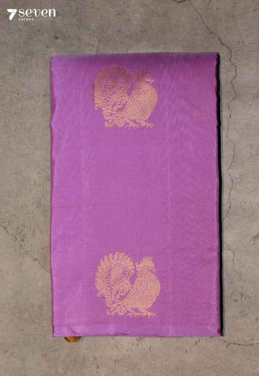 Virevani Signature Seven Handloom Pink Bangalore Pure Silk Cotton Saree - Seven Sarees - Saree - Seven Sarees