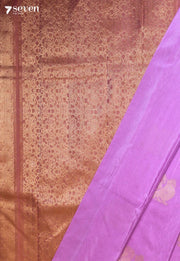 Virevani Signature Seven Handloom Pink Bangalore Pure Silk Cotton Saree - Seven Sarees - Saree - Seven Sarees