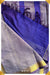 Willow Whisper Signature Seven Handloom Purple Bangalore Silk Cotton Saree - Seven Sarees - Saree - Seven Sarees