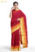 Aarthi Thattu Madurai Red Pure Cotton Saree - Seven Sarees - Saree - Seven Sarees