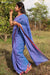 Aditi Mangalagiri Handloom Blue Pure Cotton Saree - Seven Sarees - Saree - Seven Sarees