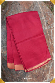 Apraudha Mangalagiri Handloom Yellow Silk-Cotton Saree - Seven Sarees - Saree - Seven Sarees