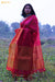 Arti Palaka Handloom Venkatagiri 100% Silk Cotton Pink Saree - Seven Sarees - Seven Sarees