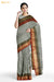 Athiral Madurai Grey Pure Cotton Saree - Seven Sarees - Saree - Seven Sarees