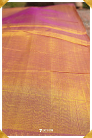 Chitra Mangalagiri Handloom Yellow/Gold Silk-Cotton Saree - Seven Sarees - Saree - Seven Sarees