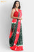 Chupan Madurai Red and Green Pure Cotton Sungudi Saree - Seven Sarees - Saree - Seven Sarees