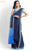 Damini Madurai Navy Blue Pure Cotton Sungudi Saree - Seven Sarees - Saree - Seven Sarees