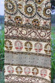 Devaganneru Hand Block Kalamkari 100% Soft Cotton saree - Seven Sarees - Saree - Seven Sarees