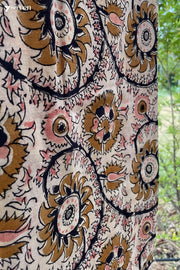 Devaganneru Hand Block Kalamkari 100% Soft Cotton saree - Seven Sarees - Saree - Seven Sarees