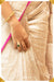 Kashi Benaras Off White Pure Silk Saree | Silk Mark Certified - Seven Sarees - Saree - Seven Sarees