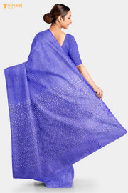 Lavender Chattisgarh Purple Pure Tussar Silk Saree | Silk Mark Certified - Seven Sarees - Saree - Seven Sarees