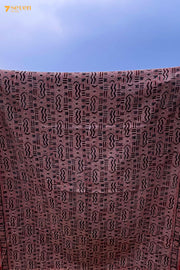 Mandara Hand Block Kalamkari 100% Soft Cotton saree - Seven Sarees - Saree - Seven Sarees