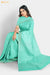Marguerita Chattisgarh Turquoise Pure Tussar Silk Saree | Silk Mark Certified - Seven Sarees - Saree - Seven Sarees