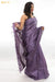 Mermaid's kiss Chattisgarh Purple Pure Tussar Silk Saree | Silk Mark Certified - Seven Sarees - Saree - Seven Sarees