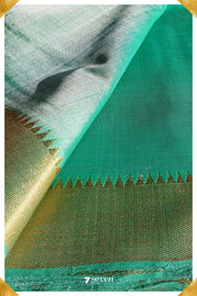 Mythili Mangalagiri Handloom Gold Silk-Cotton Saree - Seven Sarees - Saree - Seven Sarees