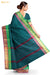 Neela Tulasi Madurai Blue Pure Cotton Saree - Seven Sarees - Saree - Seven Sarees