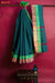 Neela Tulasi Madurai Blue Pure Cotton Saree - Seven Sarees - Saree - Seven Sarees