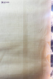 Neha Mangalagiri Handloom Sandal Silk Cotton Saree - Seven Sarees - Saree - Seven Sarees