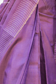 One in a million Chattisgarh Purple Pure Tussar Silk Sequin Saree | Silk Mark Certified - Seven Sarees - Saree - Seven Sarees