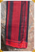 Pavaki Mangalagiri Handloom Black/Red Pure Cotton Saree - Seven Sarees - Saree - Seven Sarees