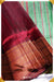 Pooja Mangalagiri Handloom Red/Green Pure Silk-Cotton Saree - Seven Sarees - Saree - Seven Sarees
