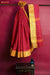 RojaManikulai Madurai Red Pure Cotton Saree - Seven Sarees - Saree - Seven Sarees