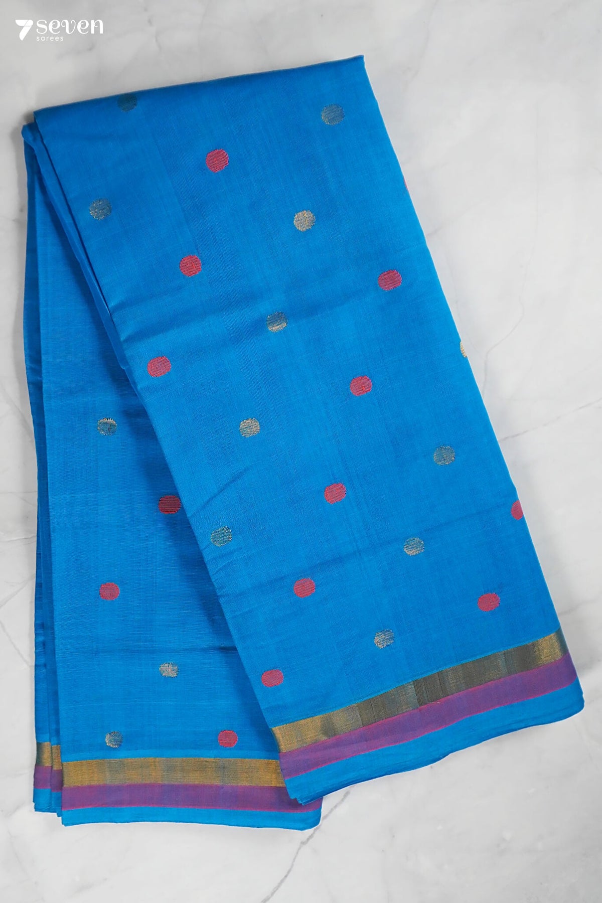 Sudha Blue Venkatagiri Saree main image 1
