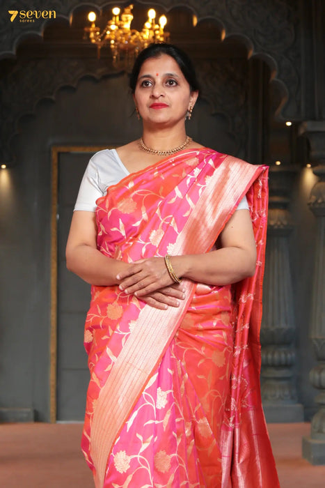 Mesmerizing White Bengal Handloom Saree with Red Border – Sujatra