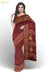 Special Seven Madurai Brown Pure Cotton Sungudi Saree - Seven Sarees - Saree - Seven Sarees